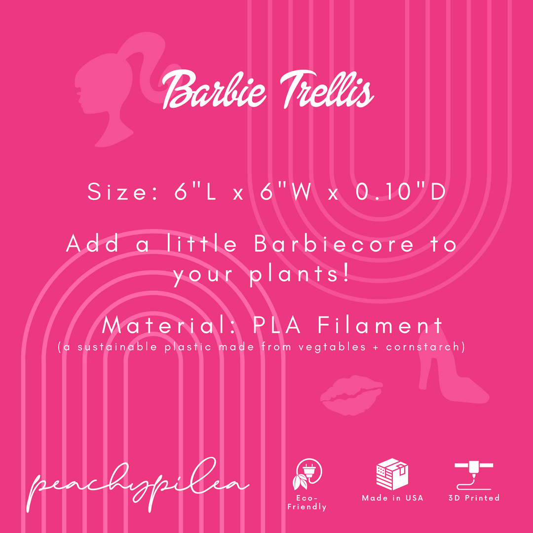 Barbiecore Plant Trellis | Dreamhouse Pink