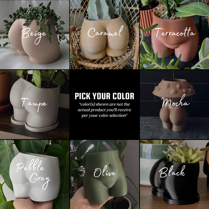 Peachy Tattoo Cheeky Planter | More Colors Available