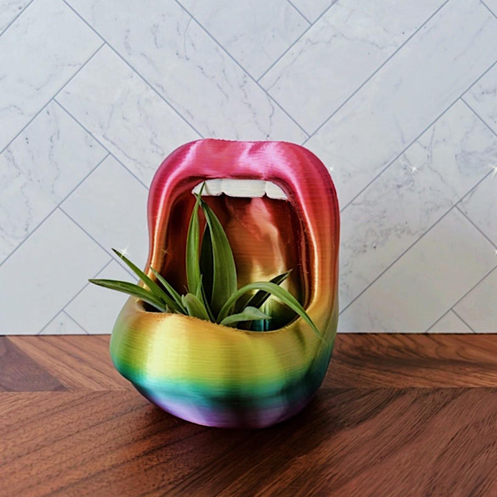 Retro Lips Planter | More Colors Available