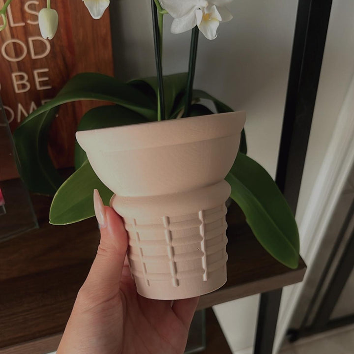 4 Inch Waffle Cone Planter | More Colors Available