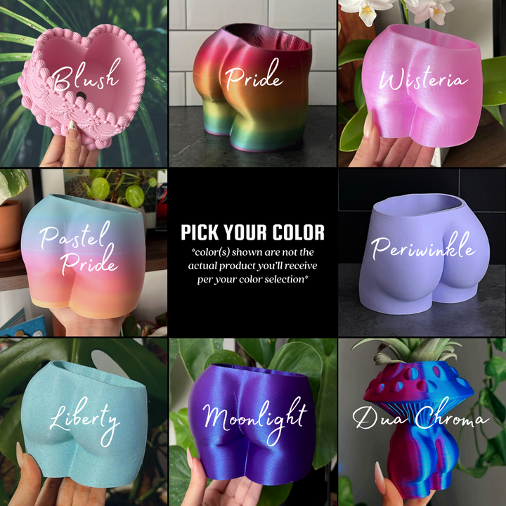 Peachy Tattoo Cheeky Planter | More Colors Available
