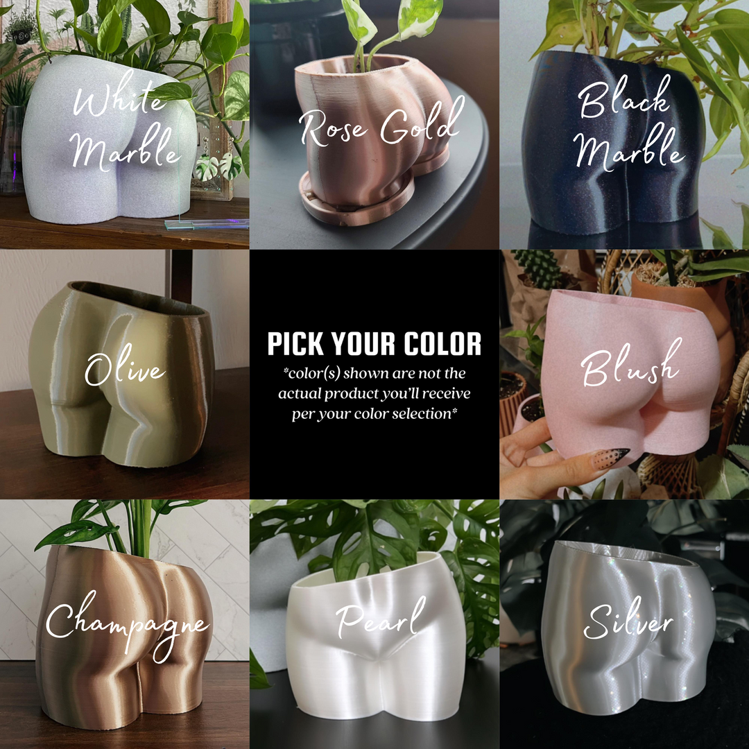 4 Inch Plant Lady Planter | More Colors Available