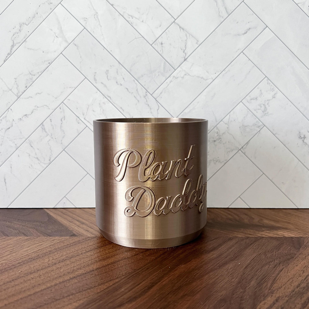 5 Inch Plant Daddy Planter | More Colors Available