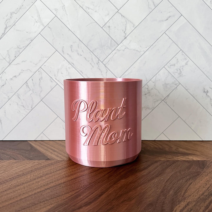 4 Inch Plant Mom Planter | More Colors Available