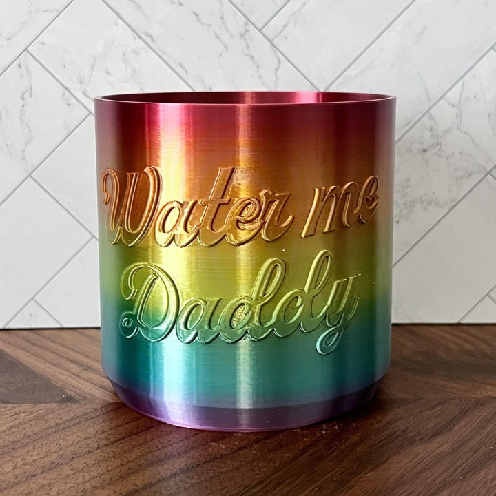 5 Inch Water Me Daddy Planter | More Colors Available