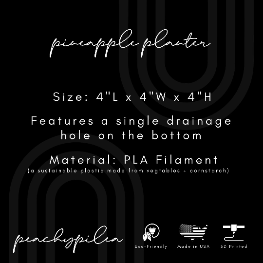 Pineapple Planter | More Colors Available