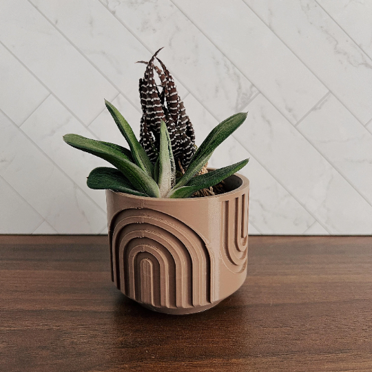3 Inch Rainbow Boho Planter | More Colors Available