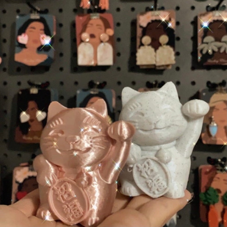 Lucky Cat | More Sizes + Colors Available
